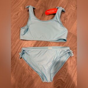 Wonder Nation Sky Blue Bikini Set